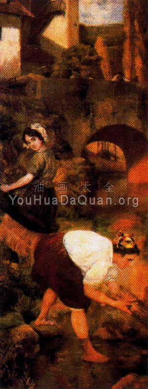 Lavando lino - 伊格纳西奥·狄亚兹·奥拉诺